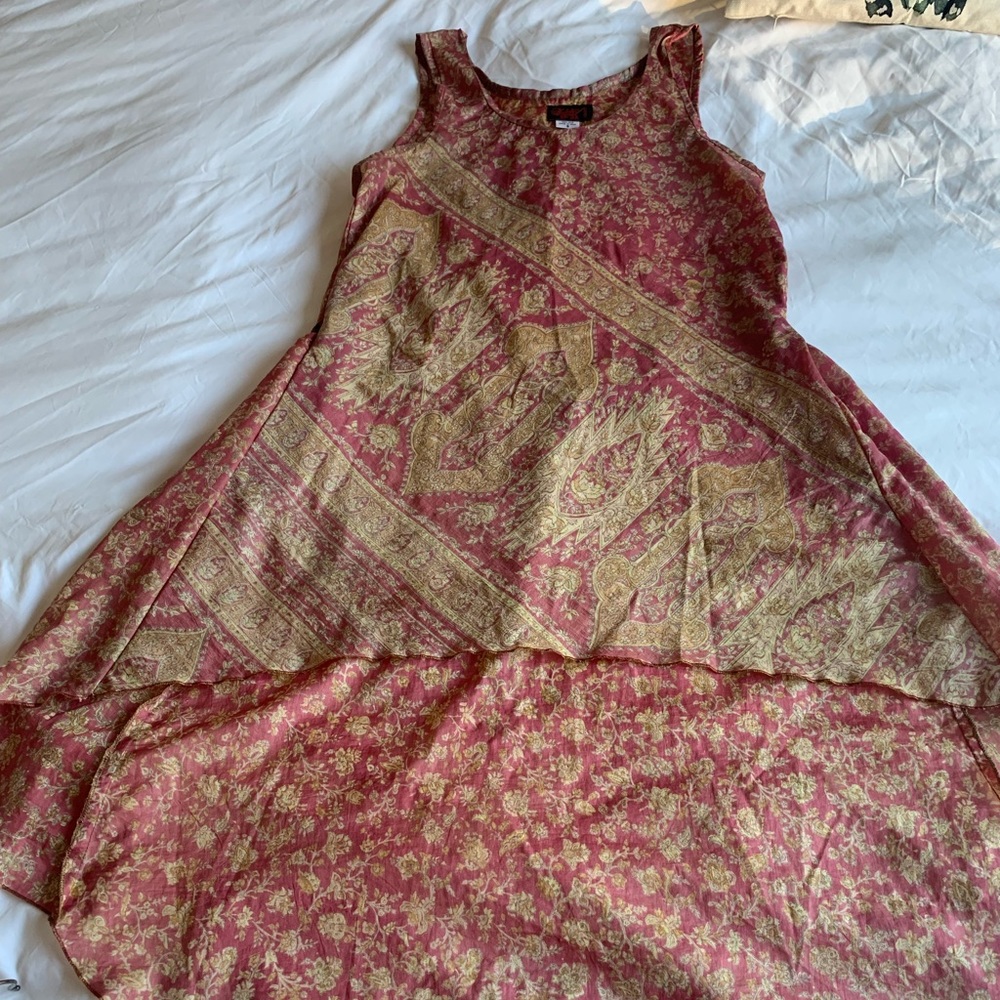 100% silk dress